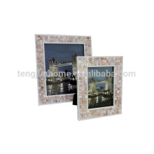 High quality Pink shell acrylic photo frame for Desktop